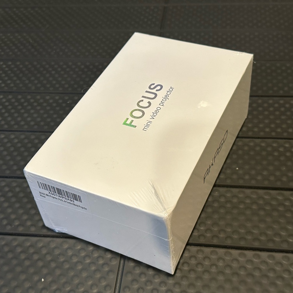 Akaso Focus mini video projector- new in box, factory sealed